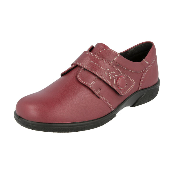 Ladies Wide Fit Shoes Easy B 79315R Fit 6E Fuchsia Footwear