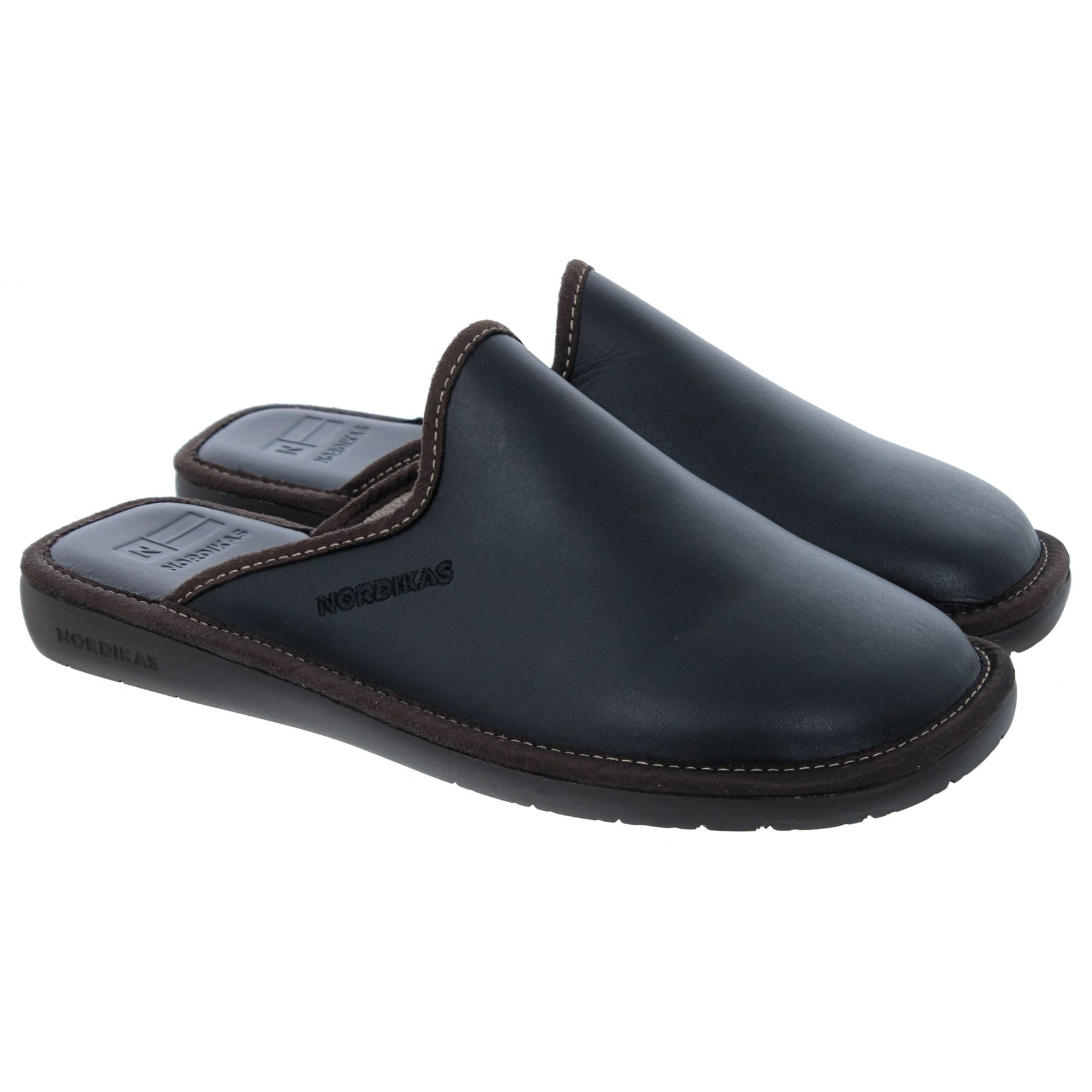 Nordika mens leather sales slippers